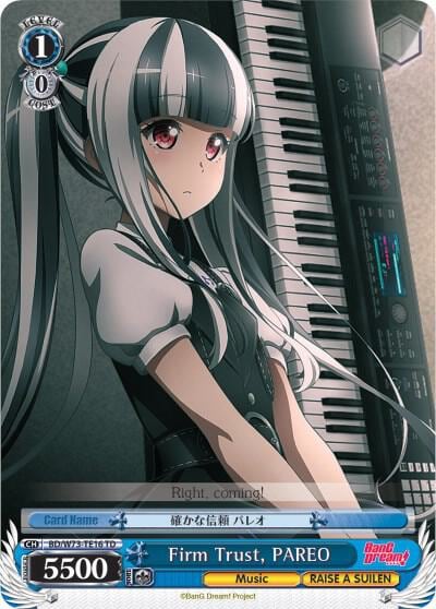 Firm Trust, PAREO, BanG Dream! Vol.2 BD/W73-TE16 TD