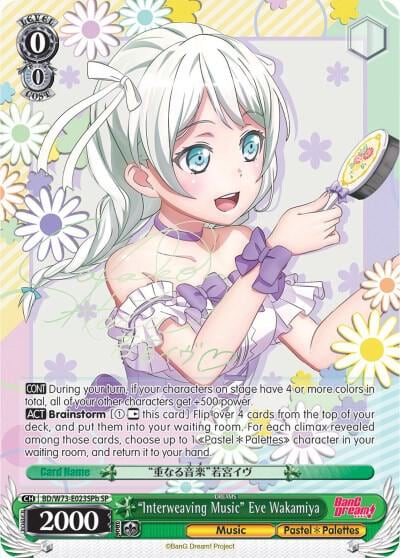 "Interweaving Music" Eve Wakamiya (SP) (B), BanG Dream! Vol.2 BD/W73-E023SPb SP