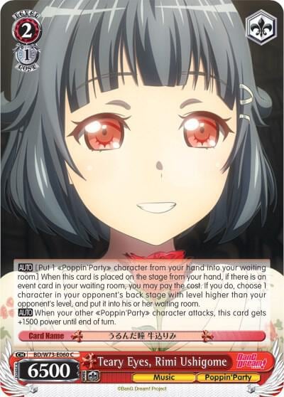 Teary Eyes, Rimi Ushigome, BanG Dream! Vol.2 BD/W73-E060 C