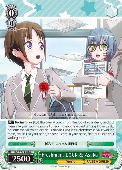 Freshmen, LOCK & Asuka, BanG Dream! Vol.2 BD/W73-E036 C