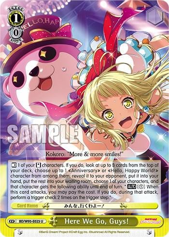 Here We Go, Guys!, BanG Dream! Girls Band Party! 5th Anniversary BD/W95-E025 U