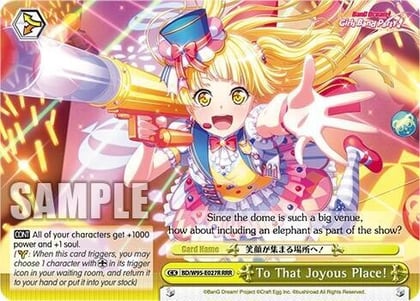 To That Joyous Place! (RRR), BanG Dream! Girls Band Party! 5th Anniversary BD/W95-E027R RRR