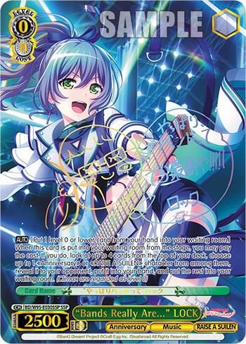 "Bands Really Are..." LOCK (SSP), BanG Dream! Girls Band Party! 5th Anniversary BD/W95-E030SSP SSP