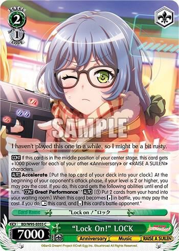 "Lock On!" LOCK, BanG Dream! Girls Band Party! 5th Anniversary BD/W95-E055 C