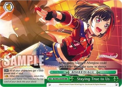 Staying True to Us (RRR), BanG Dream! Girls Band Party! 5th Anniversary BD/W95-E059R RRR