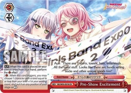 Pre-Show Excitement, BanG Dream! Girls Band Party! 5th Anniversary BD/W95-E078 CR