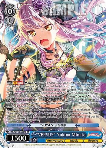 "VERSUS" Yukina Minato (SP), BanG Dream! Girls Band Party! 5th Anniversary BD/W95-E084SP SP