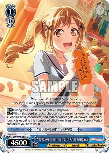 "Tanzaku From the Past" Arisa Ichigaya, BanG Dream! Girls Band Party! 5th Anniversary BD/W95-E113 C