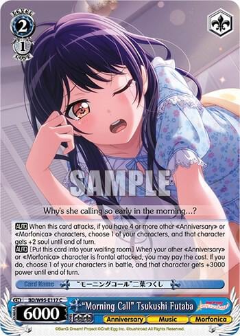 "Morning Call" Tsukushi Futaba, BanG Dream! Girls Band Party! 5th Anniversary BD/W95-E117 C