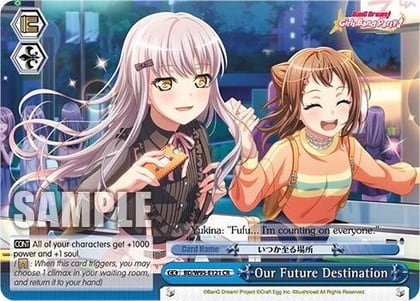 Our Future Destination, BanG Dream! Girls Band Party! 5th Anniversary BD/W95-E121 CR