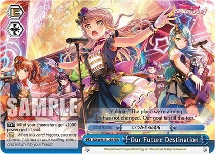 Our Future Destination (RRR), BanG Dream! Girls Band Party! 5th Anniversary BD/W95-E121R RRR