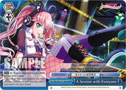 A Session with Everyone (RRR), BanG Dream! Girls Band Party! 5th Anniversary BD/W95-E126R RRR