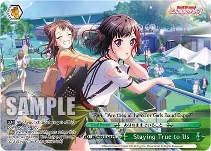 Staying True to Us (PR), BanG Dream! Girls Band Party! 5th Anniversary BD/W95-E128 PR