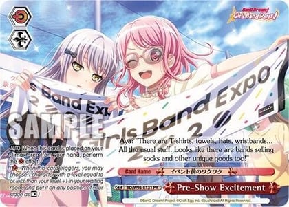 Pre-Show Excitement (PR), BanG Dream! Girls Band Party! 5th Anniversary BD/W95-E131 PR