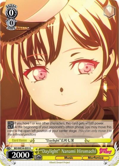 "Daylight" Nanami Hiromachi (Parallel Foil), Morfonica x RAISE A SUILEN BD/WE34-E05 U