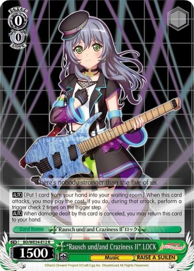 "Rausch und/and Craziness II" LOCK (Parallel Foil), Morfonica x RAISE A SUILEN BD/WE34-E12 R