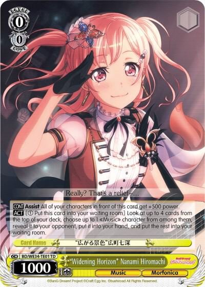 "Widening Horizon" Nanami Hiromachi, Morfonica x RAISE A SUILEN BD/WE34-TE01 TD