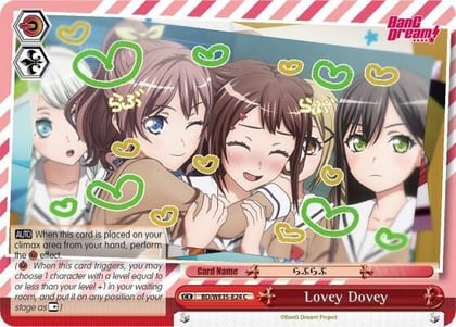 Lovey Dovey (Parallel Foil), Poppin’Party x Roselia BD/WE35-E24 C