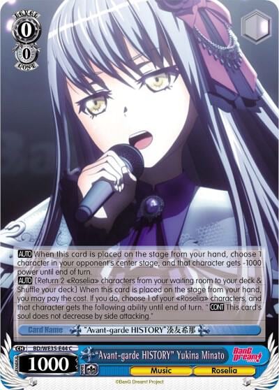 "Avant-garde HISTORY" Yukina Minato, Poppin’Party x Roselia BD/WE35-E44 C