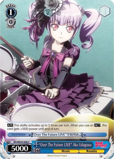 "Over The Future LIVE" Ako Udagawa, Poppin’Party x Roselia BD/WE35-E46 C