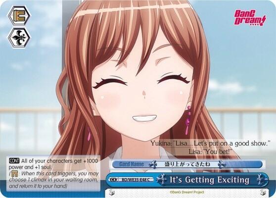 It's Getting Exciting (Parallel Foil), Poppin’Party x Roselia BD/WE35-E48 C