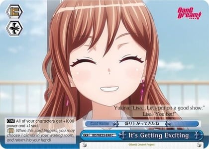 It's Getting Exciting (Parallel Foil), Poppin’Party x Roselia BD/WE35-E48 C