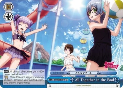 All Together in the Pool (Parallel Foil), Poppin’Party x Roselia BD/WE35-E49 C