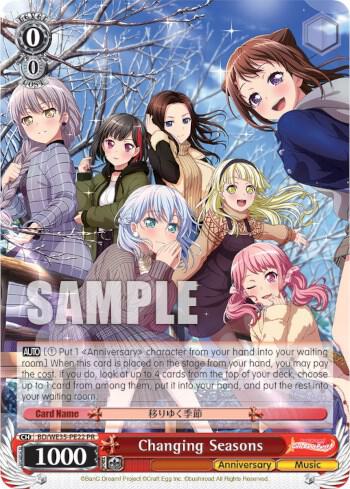 Changing Seasons, Poppin’Party x Roselia BD/WE35-PE22 PR