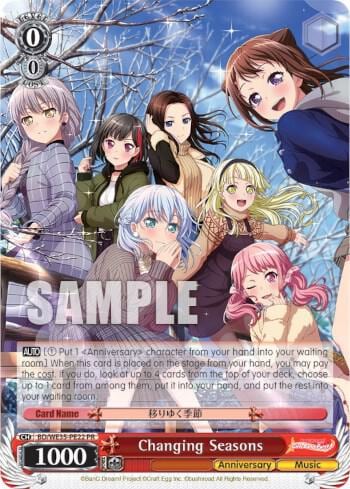 Changing Seasons, Poppin’Party x Roselia BD/WE35-PE22 PR