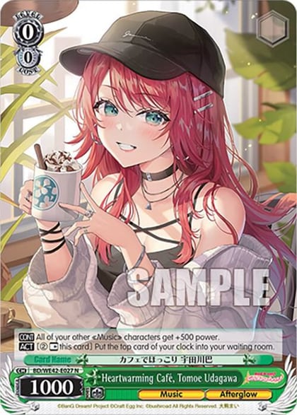 Heartwarming Cafe, Tomoe Udagawa, BanG Dream! Girls Band Party! Countdown Collection Premium Booster BD/WE42-E027 N