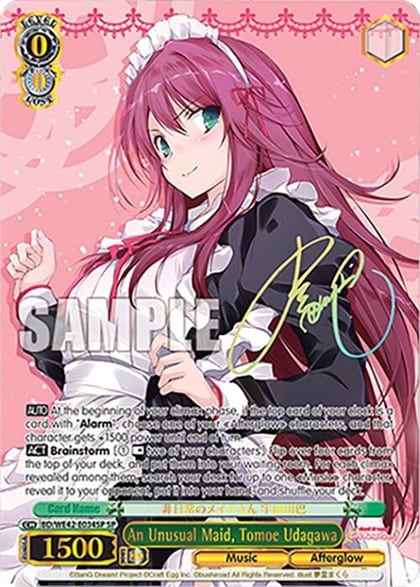 An Unusual Maid, Tomoe Udagawa (SP), BanG Dream! Girls Band Party! Countdown Collection Premium Booster BD/WE42-E034SP SP