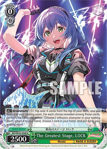 The Greatest Stage, LOCK, BanG Dream! Girls Band Party! Countdown Collection Premium Booster BD/WE42-E040 N