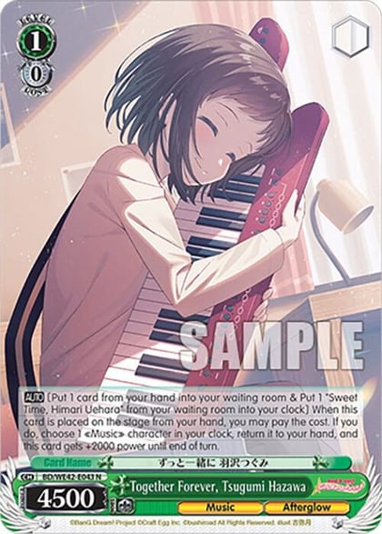 Together Forever, Tsugumi Hazawa, BanG Dream! Girls Band Party! Countdown Collection Premium Booster BD/WE42-E043 N