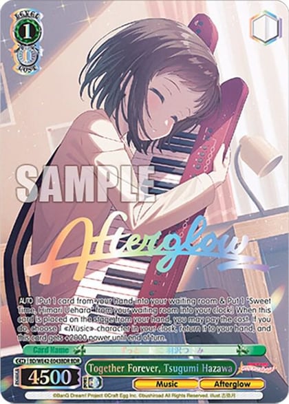 Together Forever, Tsugumi Hazawa (BDR), BanG Dream! Girls Band Party! Countdown Collection Premium Booster BD/WE42-E043BDR BDR