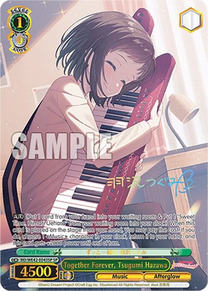 Together Forever, Tsugumi Hazawa (SP), BanG Dream! Girls Band Party! Countdown Collection Premium Booster BD/WE42-E043SP SP