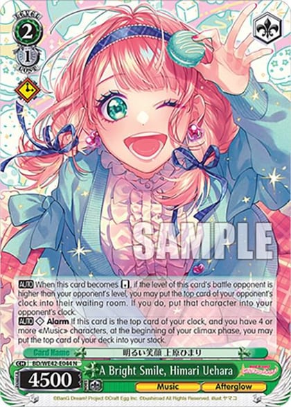 A Bright Smile, Himari Uehara, BanG Dream! Girls Band Party! Countdown Collection Premium Booster BD/WE42-E044 N
