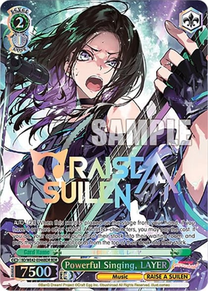 Powerful Singing, LAYER (BDR), BanG Dream! Girls Band Party! Countdown Collection Premium Booster BD/WE42-E046BDR BDR