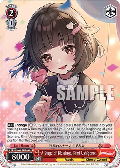 A Stage of Blessings, Rimi Ushigome, BanG Dream! Girls Band Party! Countdown Collection Premium Booster BD/WE42-E059 N