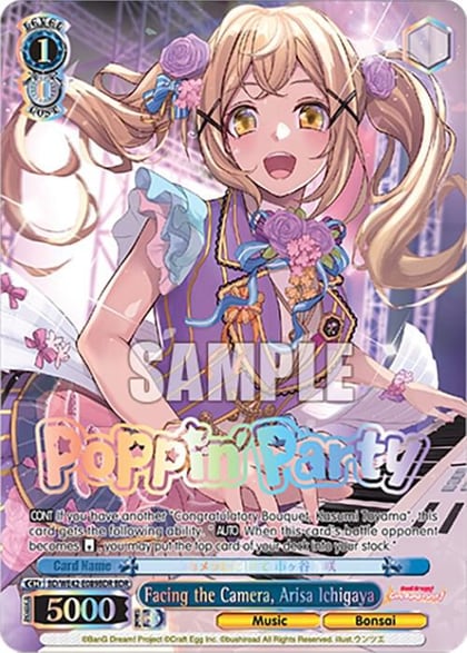 Facing the Camera, Arisa Ichigaya (BDR), BanG Dream! Girls Band Party! Countdown Collection Premium Booster BD/WE42-E089BDR BDR