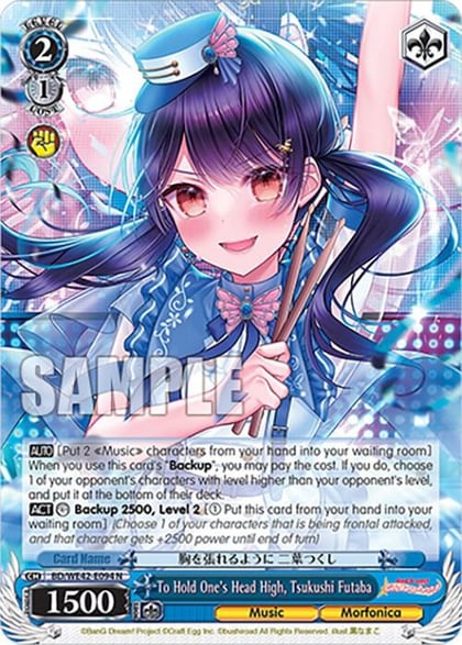 To Hold One's Head High, Tsukushi Futaba, BanG Dream! Girls Band Party! Countdown Collection Premium Booster BD/WE42-E094 N