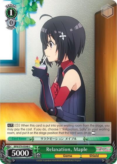 Relaxation, Maple, BOFURI: I Don't Want to Get Hurt, so I'll Max Out My Defense BFR/S78-E048 C