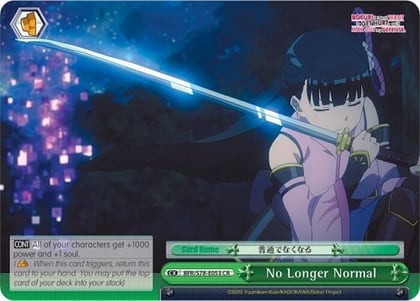 No Longer Normal, BOFURI: I Don't Want to Get Hurt, so I'll Max Out My Defense BFR/S78-E053 CR