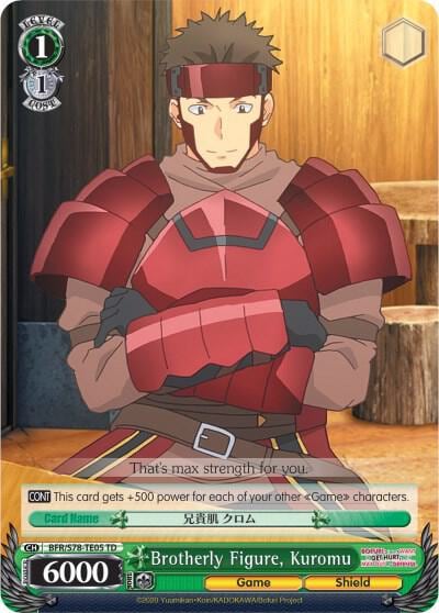 Brotherly Figure, Kuromu, BOFURI: I Don't Want to Get Hurt, so I'll Max Out My Defense BFR/S78-TE05 TD