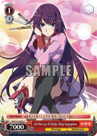 Girl Who Lost All Weight, Hitagi Senjyogahara, BAKEMONOGATARI BM/S15-E066 C