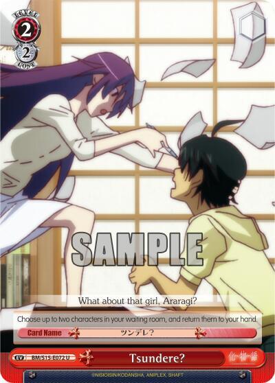 Tsundere?, BAKEMONOGATARI BM/S15-E072 U