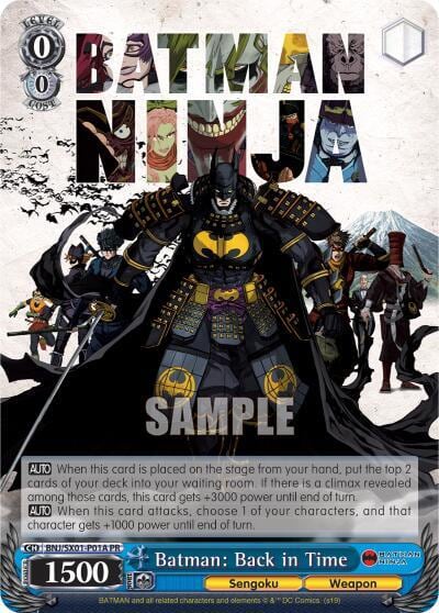 Batman: Back in Time (Anime Expo 2019), Batman Ninja BNJ/SX01-P01A PR
