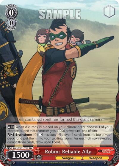 Robin: Reliable Ally, Batman Ninja BNJ/SX01-T02 TD