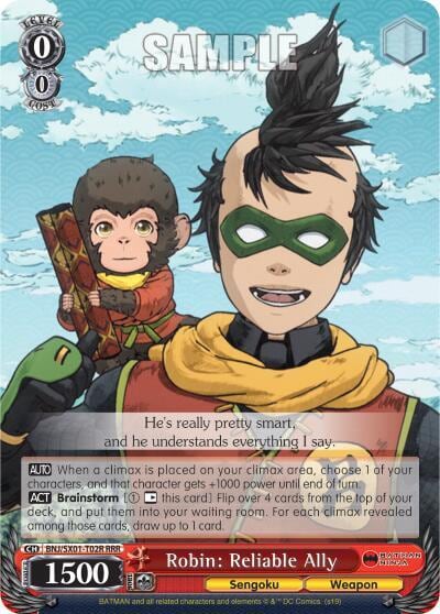 Robin: Reliable Ally (RRR), Batman Ninja BNJ/SX01-T02R RRR