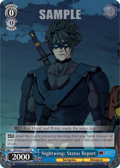 Nightwing: Status Report, Batman Ninja BNJ/SX01-T10 TD