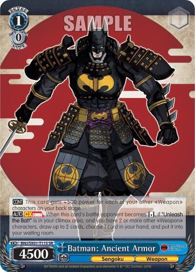 Batman: Ancient Armor (SR), Batman Ninja BNJ/SX01-T11S SR